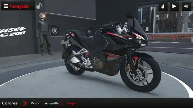 Bajaj Rouser App Interactiva screenshot 3