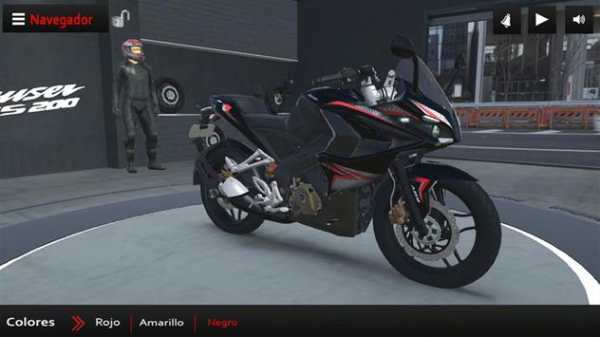 Bajaj Rouser App Interactiva screenshot 3