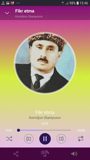 Komiljon Otaniyozov qo'shiqlari screenshot 2
