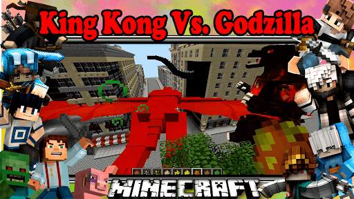 King Kong 🦧 Vs 🦖 Godzilla Game Mod MCPE screenshot 1