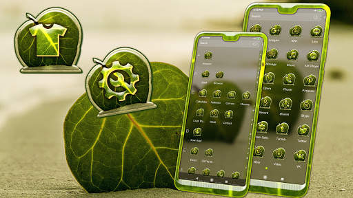 Sand Leaf Launcher Theme screenshot 2