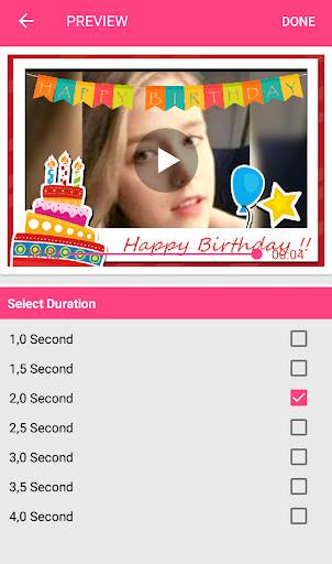 Love Video And Birthday Video - Photo Slideshow screenshot 4