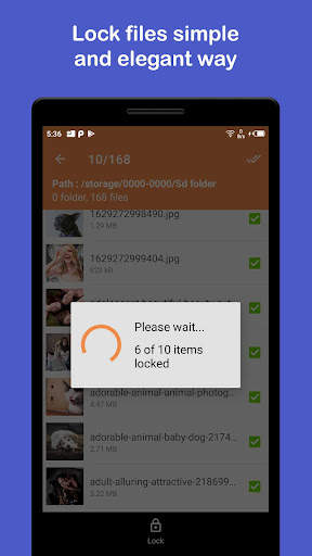 File locker - Lock my files 6 تصوير الشاشة