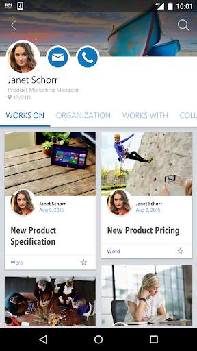 Office Delve screenshot 4