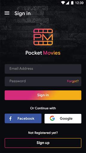 PocketMovies - Template screenshot 1