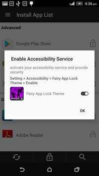 Fairy App Lock Theme 4 تصوير الشاشة