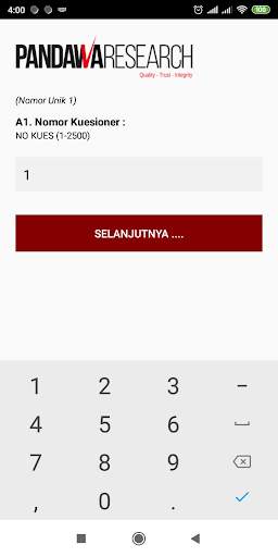 Pandawa Mobile Survey screenshot 4