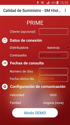 APP Calidad de Suministro - SmartMeter screenshot 5
