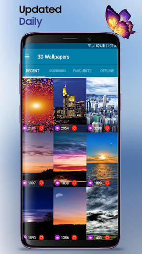 3D Wallpapers  Backgrounds HD screenshot 4