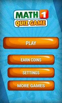 Math 1 Quiz Game screenshot 1