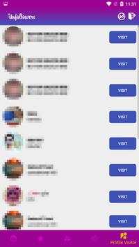 Unfollowers, Profile Visitors for Instagram screenshot 3
