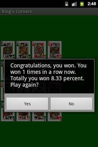 King's Corners Solitaire screenshot 2