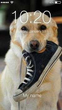 Golden Retriever Dog Ladrador Lock Screen screenshot 1