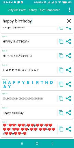 Stylish Font – Fancy Text Generator screenshot 3