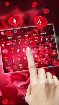 Beautiful Red Rose Keyboard screenshot 2