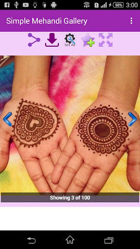 Simple Mehandi Designs Gallery screenshot 3