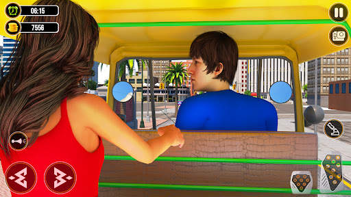 Tuk Tuk Auto Rickshaw 3D Games screenshot 3