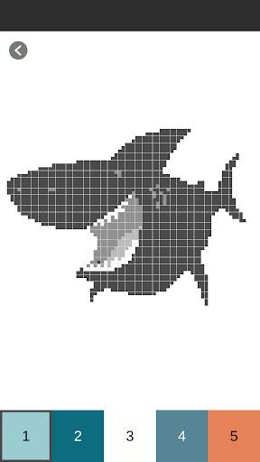 Shark Coloring By Number Pixel screenshot 4