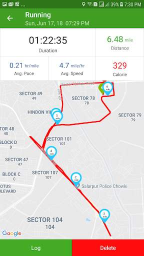 Run Tracker 3 تصوير الشاشة