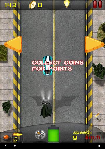 Bat Superhero Game: BatPod ride screenshot 7