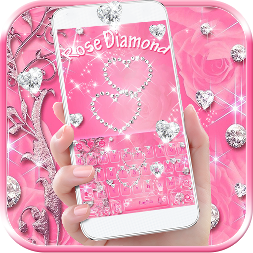 Rose diamond keyboard theme icon