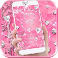 Rose diamond keyboard theme