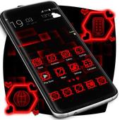 Red Launcher Theme icon
