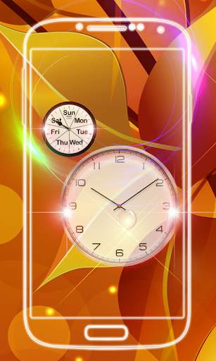 Gold Clock Live Wallpaper screenshot 7