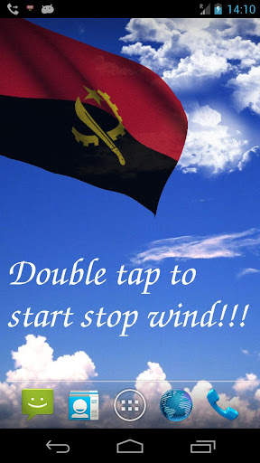 Angola Flag Live Wallpaper screenshot 1