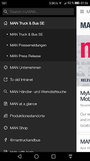 MAN Truck & Bus SE - myMAN screenshot 4