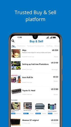Pindula - Zim news, buy & sell 3 تصوير الشاشة