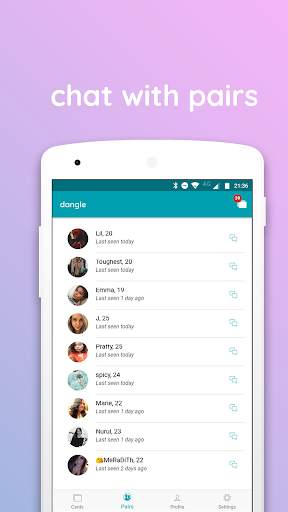 dangle - Meet people and chat on Kik screenshot 3
