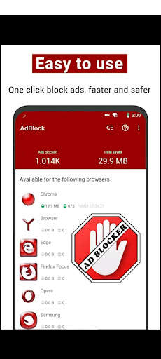 Adblocker Private Fast Browser screenshot 3