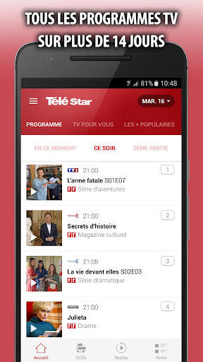 TéléStar - programmes & actu TV screenshot 1