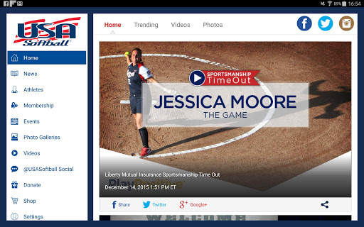 USA Softball Mobile App screenshot 6