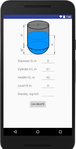 Tank volume calculator screenshot 3