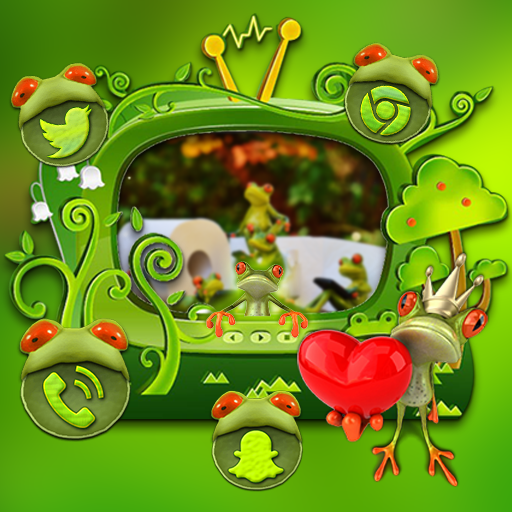Cute Frog Launcher Theme icon