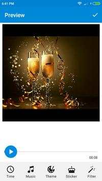 New Year Photo Video Maker - 2018 screenshot 2