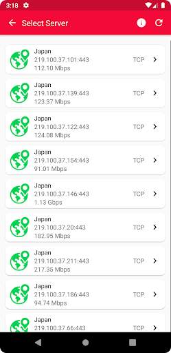 Nova VPN screenshot 2