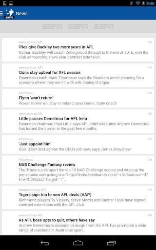 AFL Live Scores - Footy Now screenshot 9