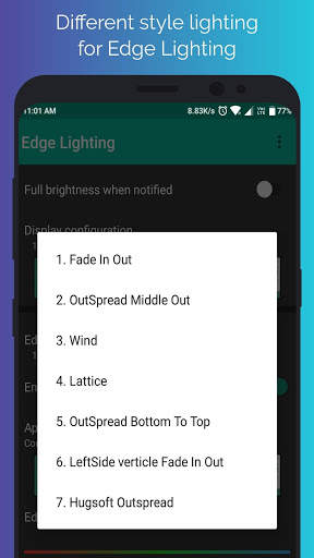 Edge Lighting for non-Edge phone 4 تصوير الشاشة