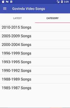 Govinda Video Songs Lyrics screenshot 2