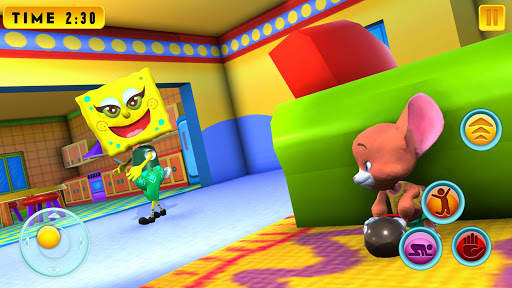 Scary Sponge Neighbor 3D - Secret Escape Games screenshot 4
