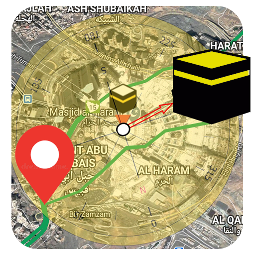 Muslim Qibla Compass : Qibla 100% icon