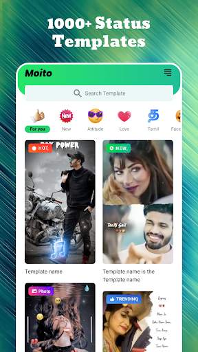 Lyrical Video Maker App: Moito screenshot 1