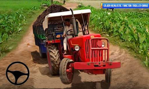 Tractor Trolley: Offroad Driving Tractor Trolley screenshot 2