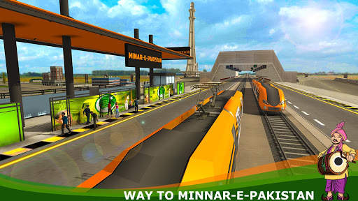 Orange Line Metro Train Game: New Train Simulator screenshot 11