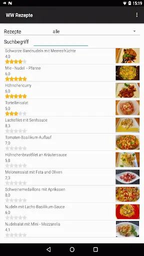 WW Rezepte screenshot 1