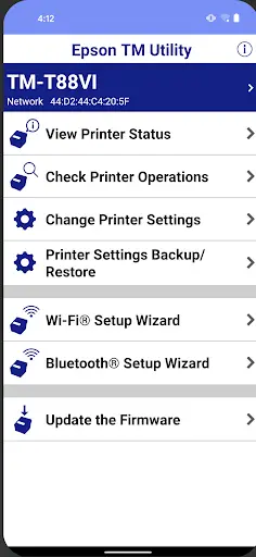 Epson TM Utility screenshot 1