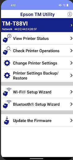 Epson TM Utility screenshot 1